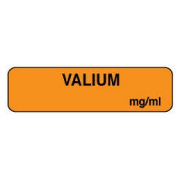 TimeMed a Div of PDC Label Informational Valium mg/ml 1000/Rl