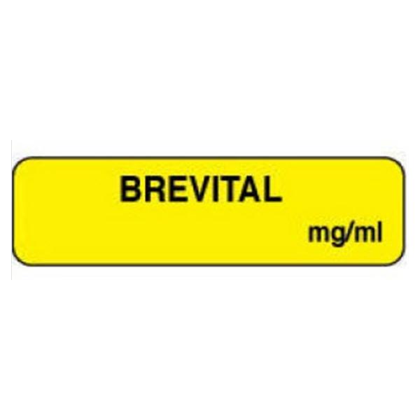 TimeMed a Div of PDC Label Informational Brevital mg/ml 1000/Rl