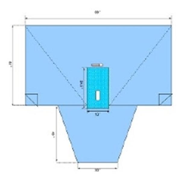 Welmed  Drape Lithotomy 3x6" Fenestrated 99x84" 16/Ca