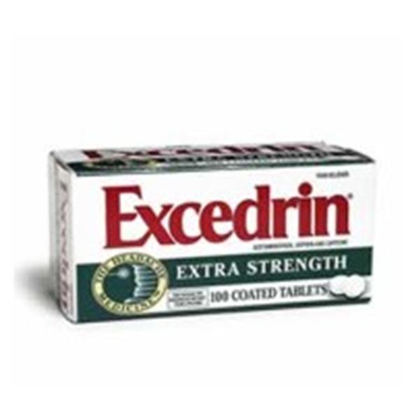 GSK Consumer Healthcare Excedrin 250/250/65mg Caplets Extra Strength 100/Bt, 24 BT/CA (20009100)