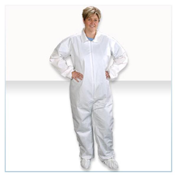 Alpha Protech In Coverall Protective Aquatrak 2X Large White 25/Ca