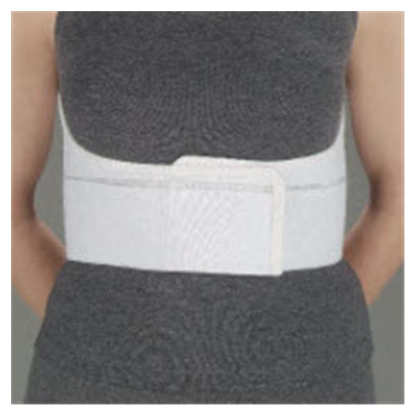 Deroyal Industries  Belt Adult Rib Knit Elastic W Two Panel White Size 2X-Large Ea