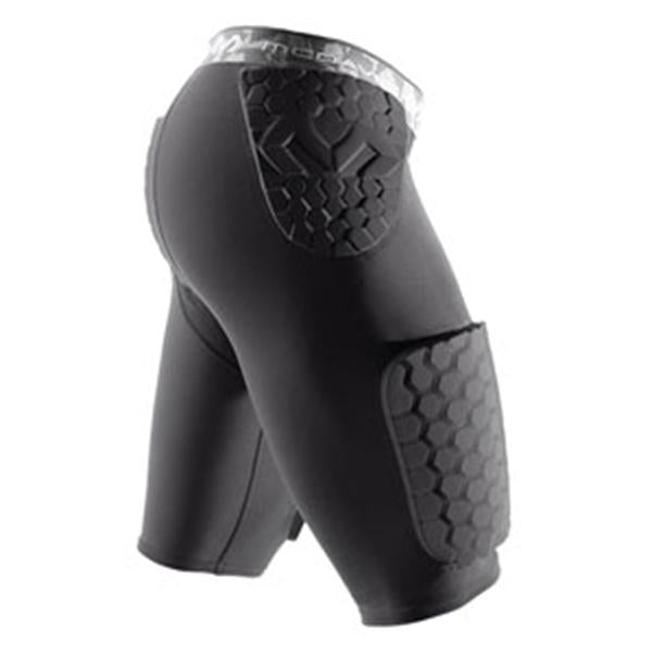 Shock Doctor  Shorts Compression Hexpad Thudd Men Charcoal Size Large Ea