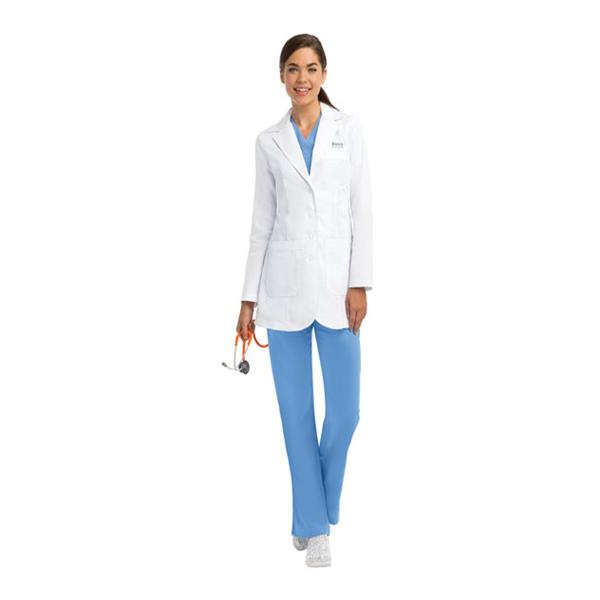 Grey's Anatomy (TM) Lab Coat Jacket Grey's Anatomy Womens White X-Large 34 in Ea