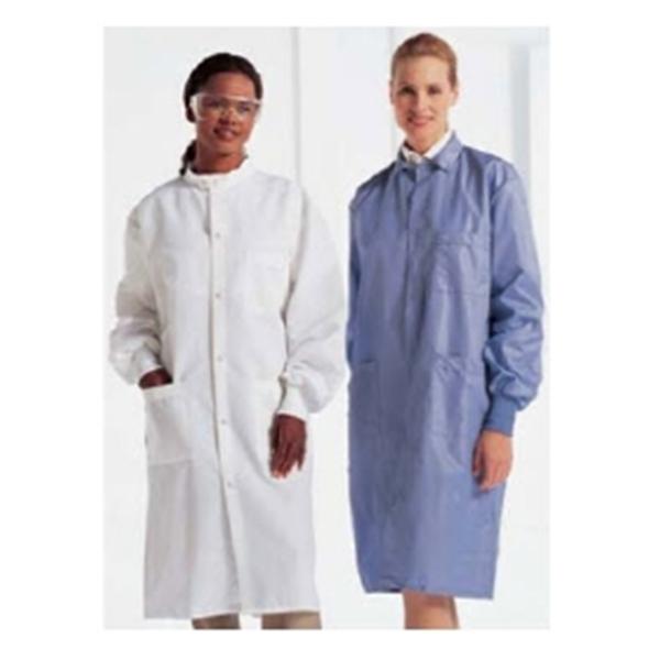 Encompass Group Lab Coat Jacket Encompass Unisex Blue Medium Ea