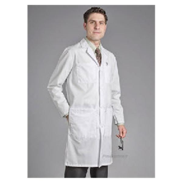 Fashion Seal Lab Coat Consultation Poly/Ctn Fashion Seal Unsx Wht XL Ea