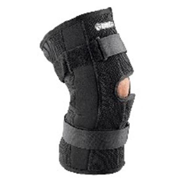 Breg Brace Support Economy Knee Neoprene Black Size Large Ea (6724)