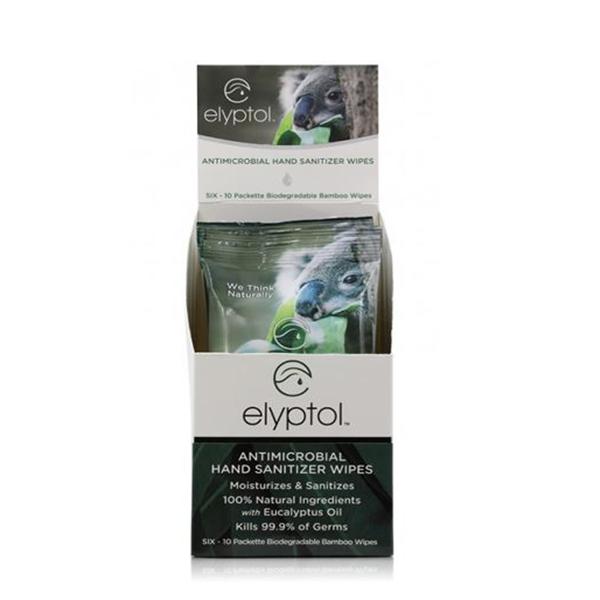 Elyptol Hand Wipe Antimicrobial Individual Packets Eucalyptus