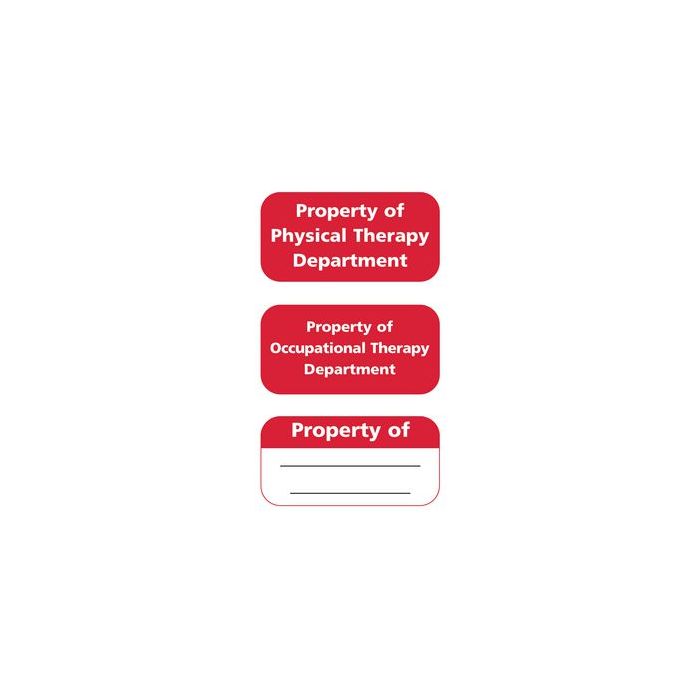 Patterson Medical Equipment Labels