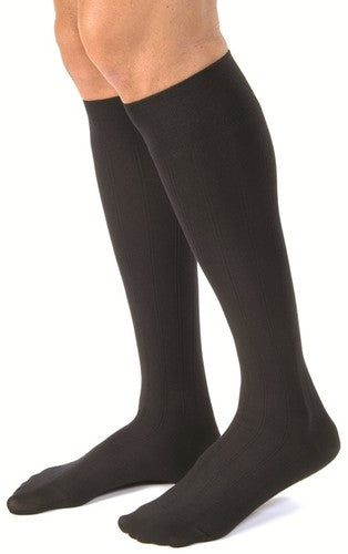 Jobst for Men Casual Closed Toe Knee High 15-20mmHg Compression Socks