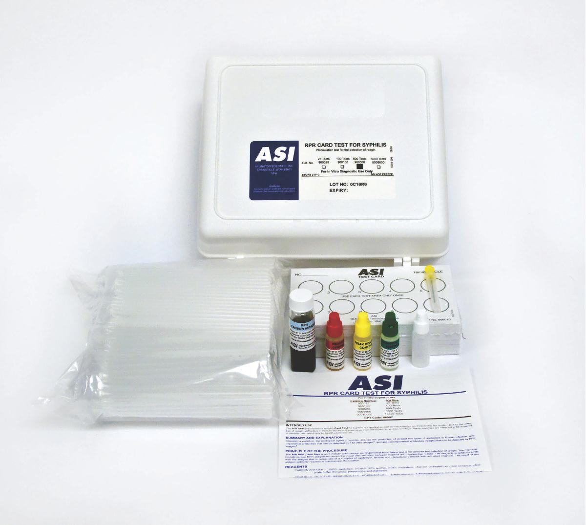 Arlington RPR Card Test for Syphilis - RPR Card Test for Syphilis with Controls - 900100