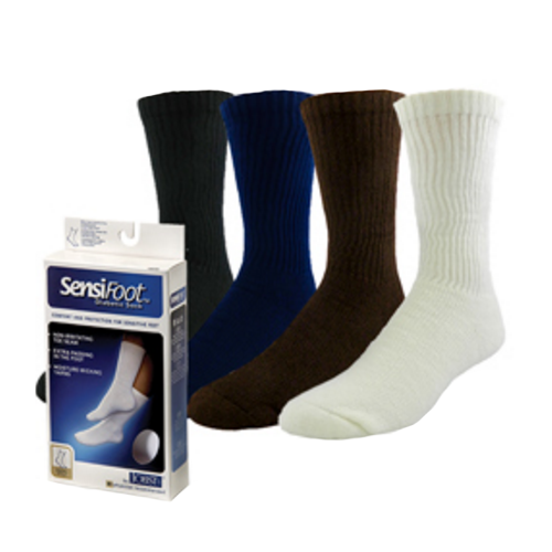 Jobst Sensifoot Unisex Crew Style Diabetic Support Socks 