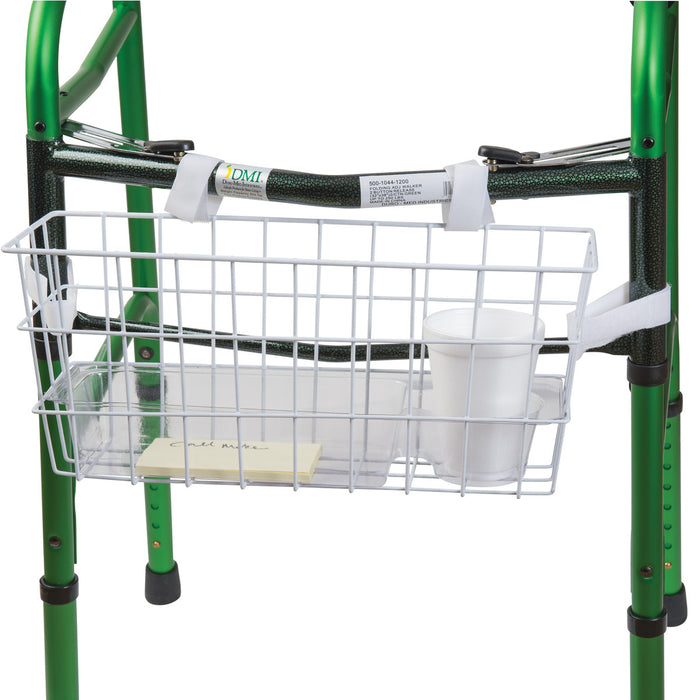 HealthSmart Universal Walker Basket with Plastic Insert