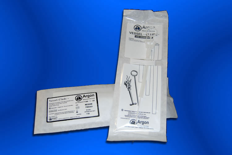 Argon Medical Devices Inc Vessel Clude Radiopaque Single Use - DBD-CLUDE, VESSEL, RADIOPAQUE, MEDIUM, 4" - 046-1-120A