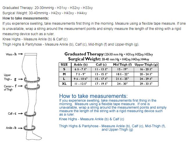 Activa Surgical Weight 30-40 mmHg Open Toe Knee High Compression Stockings