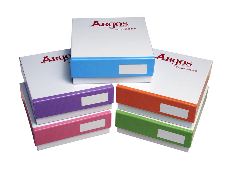 Argos Technologies Colored Cardboard Freezer Boxes - BOX, CARDBOARD, VIOLET - R4015V