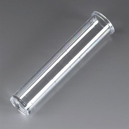 3mL Tubes 12mm x 57mm Flat Bottom - Graduated with Rim - Polystyrene