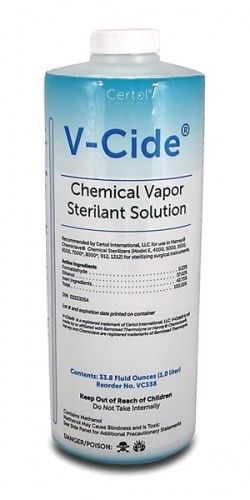 Certol V-Cide Chemical Vapor Sterilant Solution - STERILANT, CHEMICAL VAPOR, V-CIDE - VC338