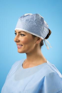 Cellucap Disposable Surgeon's Cap - CAP, SURGEON'S, DISP, TIE BACK - 830