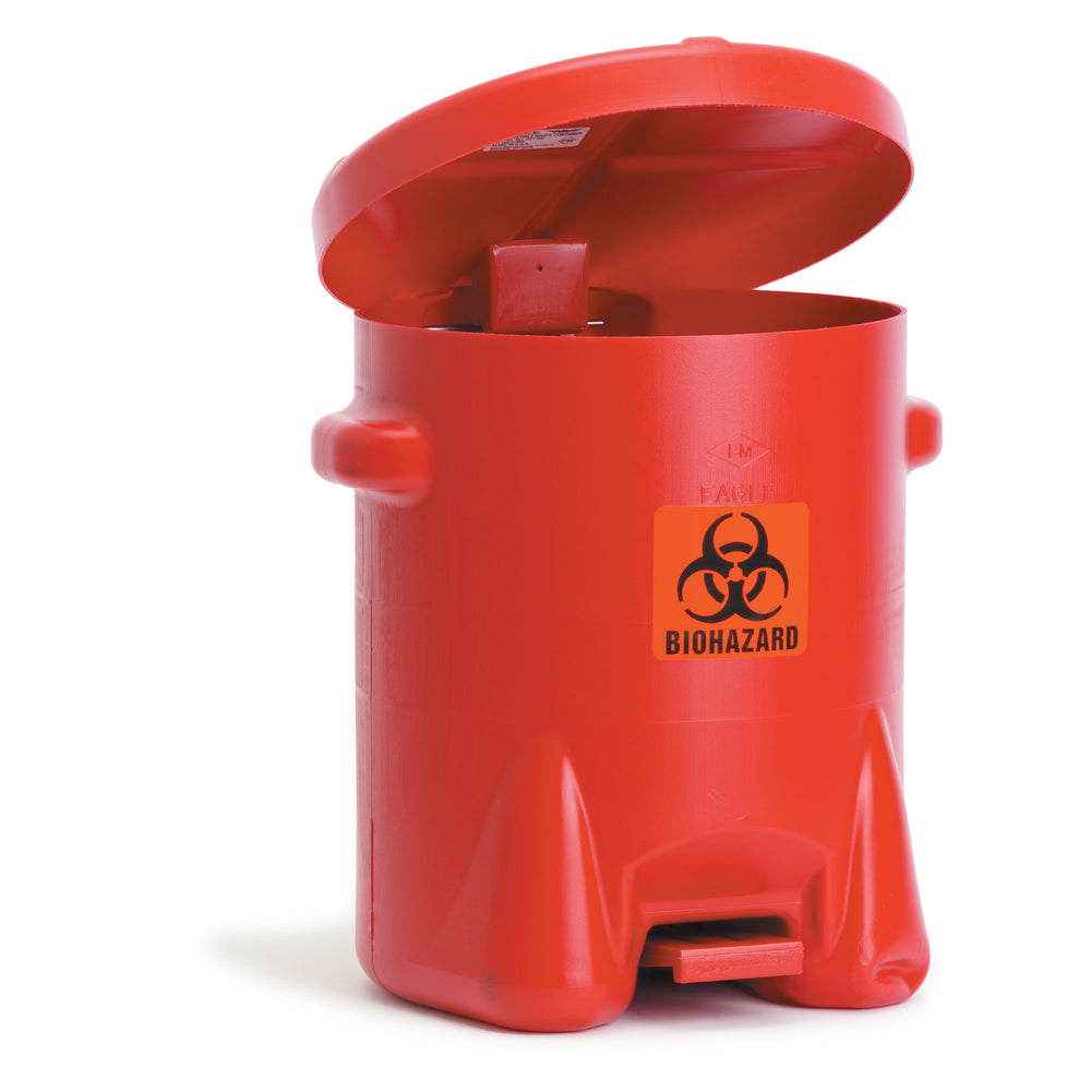 Polyethylene Biohazard Cans