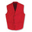 Vf Workwear-Div / Vf Imagewear (W) Button-Front Volunteer Vests - Unisex Button-Front Vest, Red, Size 4XL - 1360RD4XL