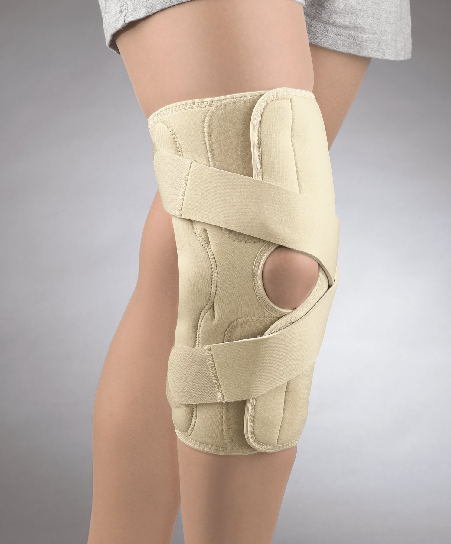 Soft Form Wrap Around Stabilizing Knee Support - Beige — Grayline