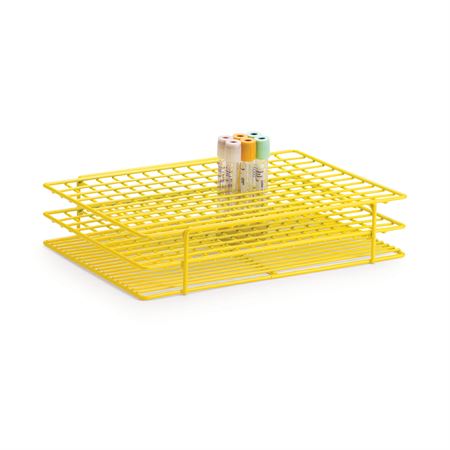 Jumbo Wire Tube Rack For 13mm/3mL, 5mL, 7mL Tubes - Holds 176 - 11.75"L x 7.75"W x 2.5"H