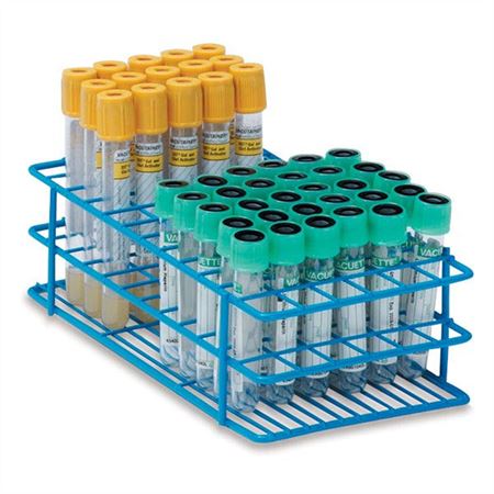 13mm Tube Racks for 3mL, 5mL, and 7mL Tubes Small - Holds 72 tubes - 4"W x 8"L x 2.5"H