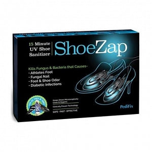 PediFix ShoeZap 15-Minute UV Shoe Sanitizer - SHOEZAP ULTRAVIOLET SHOE SANITIZER - P3410