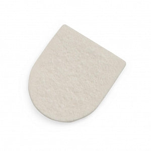 Aetna Felt H-22 Heel Pads - H-22 1/4" WHITE FELT HEEL PAD 100/PK - 22319