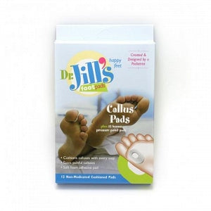 Dr Jills Foam Callous Pads - FOAM CALLUS PADS, OVAL 12/PK - 1013 (FOAM CALLUS OVAL 12 PK)