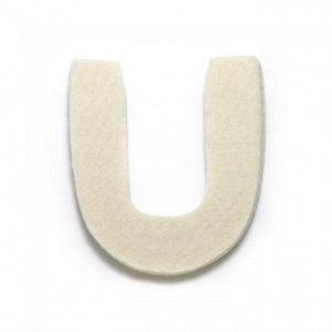 Dr Jills J-21 Felt U-Shaped Heel Pads - J-21 1/4" FELT U-SHAPED HEEL PAD 100/PK - J-21 FELT 1/4"