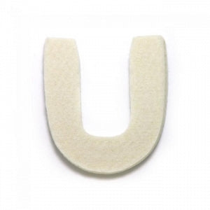 Dr Jills J-21 Foam U-Shaped Heel Pads - J-21 1/4" FOAM U-SHAPED HEEL PAD 100/PK - J-21 FIRM FOAM 1/4