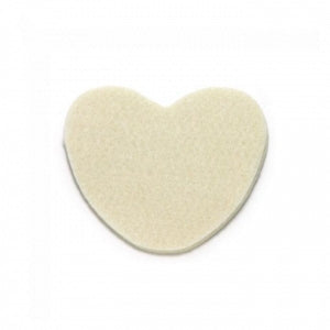 Dr Jills Heart-Shaped Moleskin Ball of Foot Pads - J-31 MOLESKIN HEART 100/PK - J-31 MOLESKIN HEART