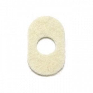 Dr Jills J-5 Felt Corn Pads with Center Hole - J-5 1/8" FELT CORNPAD CENTER HOLE 100/PK - J-5***FELT FLESH 1/8