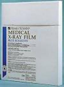 Henry Schein Inc Green Sensitive X-Ray Film - FILM XRAY HIS 10X12 BLUE SENSITIV 100/BX - 9004283