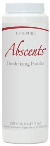 Gordon Laboratories Abscents Deodorizing Powder - ABSCENTS DEODORIZING POWDER 3OZ - ABSCENTS 3OZ