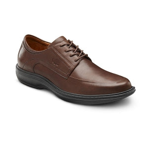 Dr. Comfort Dr. Comfort Classic Men's Dress Shoes - Classic Dress Shoes, Chestnut, Men's Size 11 Wide - 8420-W-11.0