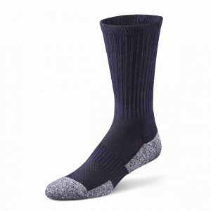 Dr. Comfort Crew Length Diabetic Compression Socks - Diabetic Crew Compression Sock, Navy, Size S - 601152