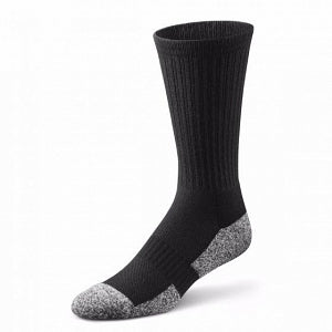 Dr. Comfort Crew Length Diabetic Compression Socks - Diabetic Crew Compression Sock, Black, Size XS - 601111