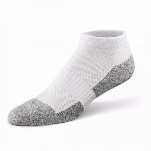 Dr. Comfort No Show Diabetic Socks - Diabetic No Show Sock, White, Size XL - 601445