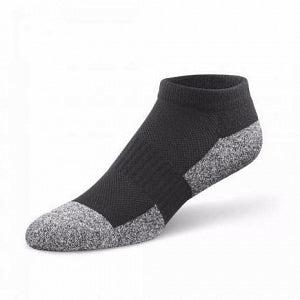 Dr. Comfort No Show Diabetic Socks - Diabetic No Show Sock, Black, Size XS - 601411