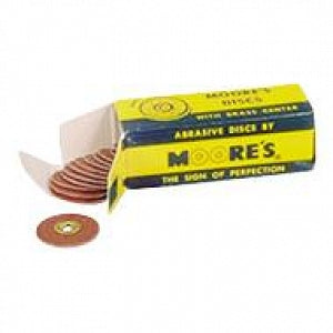 EC Moore Brass-Center Paper-Backed Snap-On Abrasive Disc - MOORE BRASS CTR DISC GARNET 50/BX - BC-58-GXC