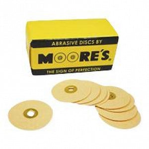 EC Moore Brass-Center Paper-Backed Snap-On Abrasive Disc - MOORE BRASS CTR DISCS SAND 50/BX - BC-58-SC