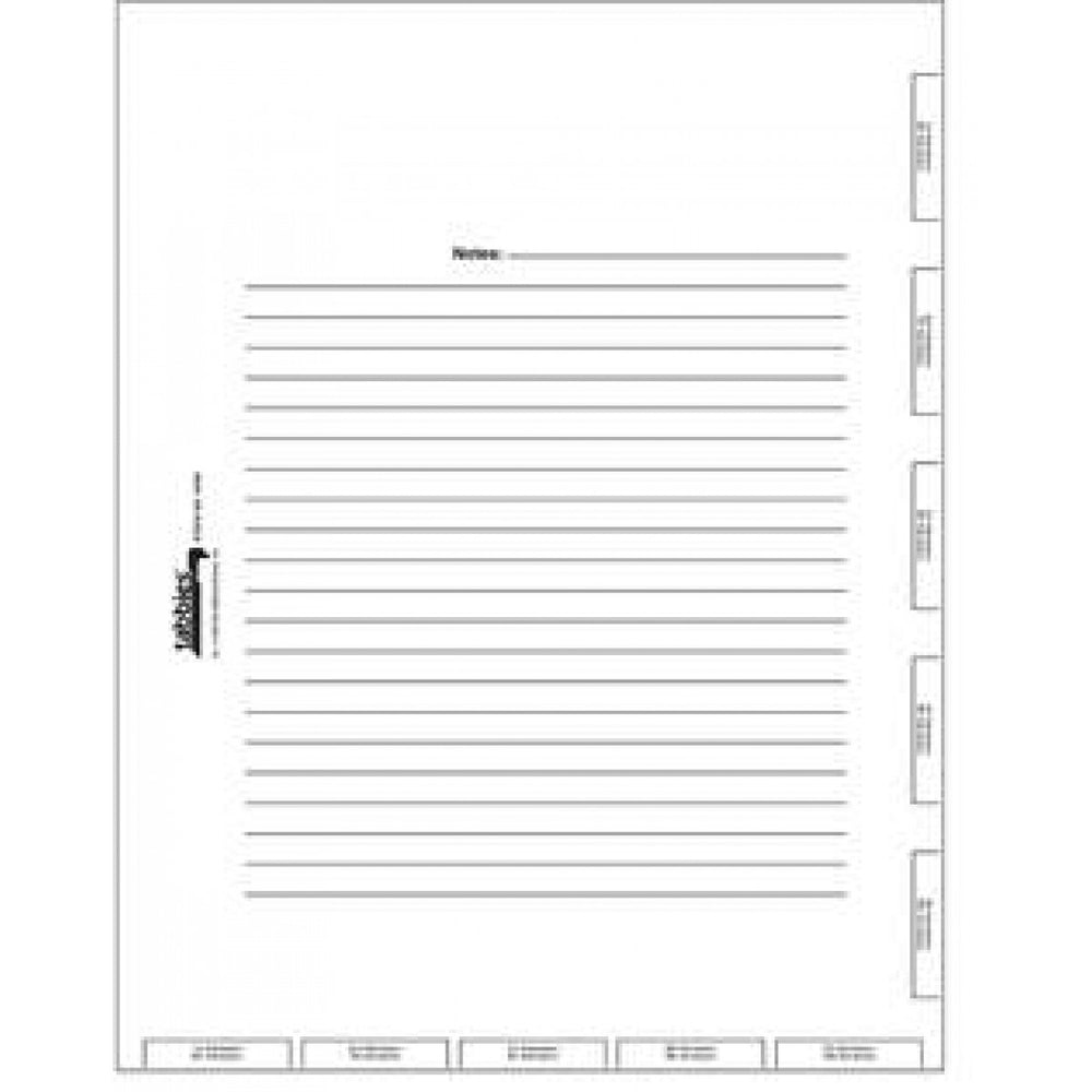 Index Tab Pre-Printed Phrases Or Blank Tabs 1 1/4" X 1 1/16" 400/Box