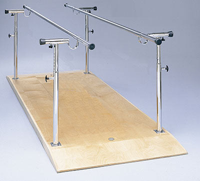 FEI Parallel Bars Wood Platform Mounted Height and Width Adjustable