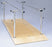 FEI Parallel Bars Wood Platform Mounted Height and Width Adjustable