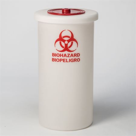 Autoclavable Biohazard Container 15gal - 13"Dia x 27"H (not shown)