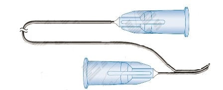 Eagle Labs I and A Cannula (Simcoe) - Simcoe I and A Cannula, 0.4 mm Side Port for Aspiration, 23G x 23G - 150-23