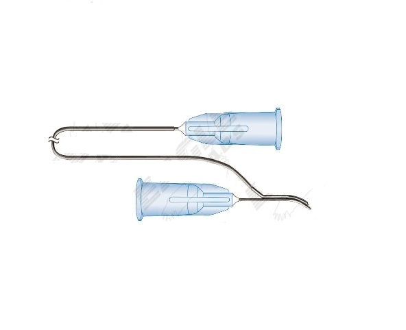 Eagle Labs Reverse I and A Cannula (Simcoe) - Simcoe Reverse I and A Cannula, Aspiration Through 0.4 mm Side Port, Irrigation Through 13" Flexible Tubing, 23G x 23G - 150-23R